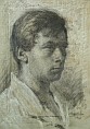 Hugo Larsen: Selfportrait, 1906
